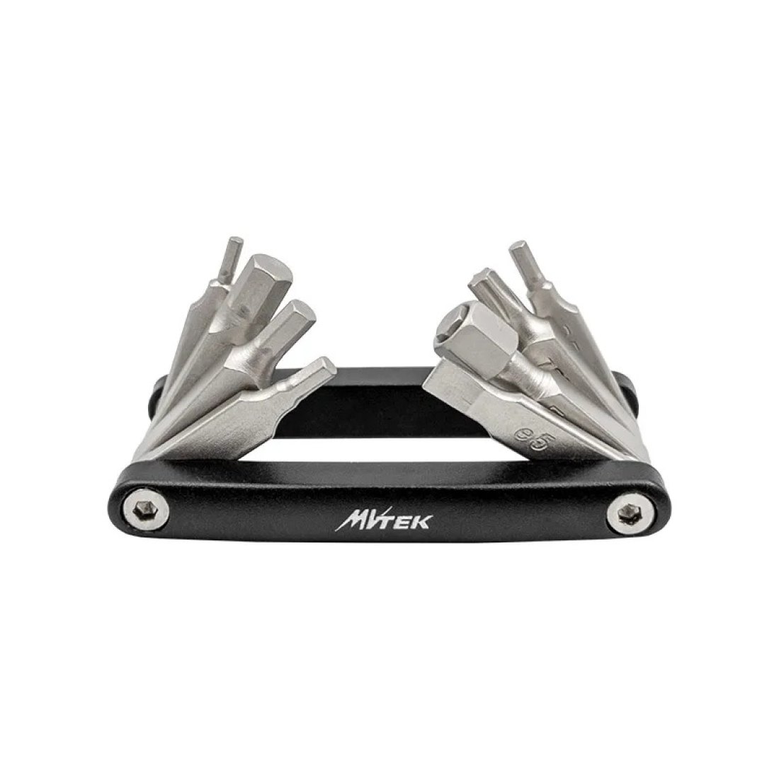 MvTek Multitool 9 Funzioni in Alluminio Esagonali + Cacciaviti